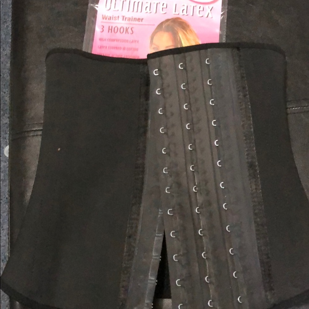 Squeezmeskinny xs latex sport waist trainer